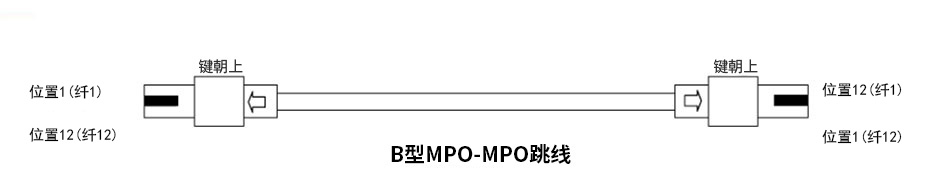 MPO翻转线对来校正极性